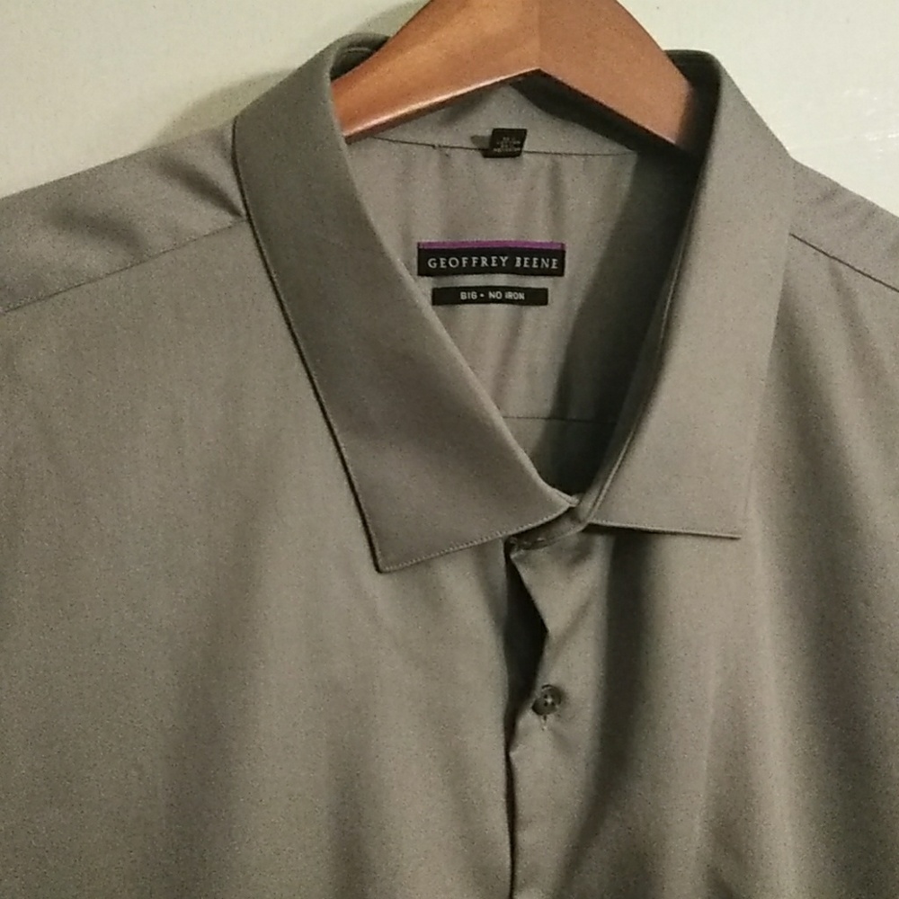 Grey 22 34/35 (Big) Geoffrey Beene Men's shirt